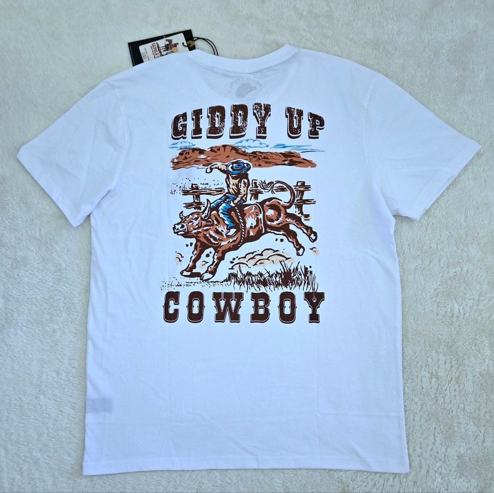Nickel & Iron "Giddy Up Cowboy"🤠 Graphic Tee👕 - NWT